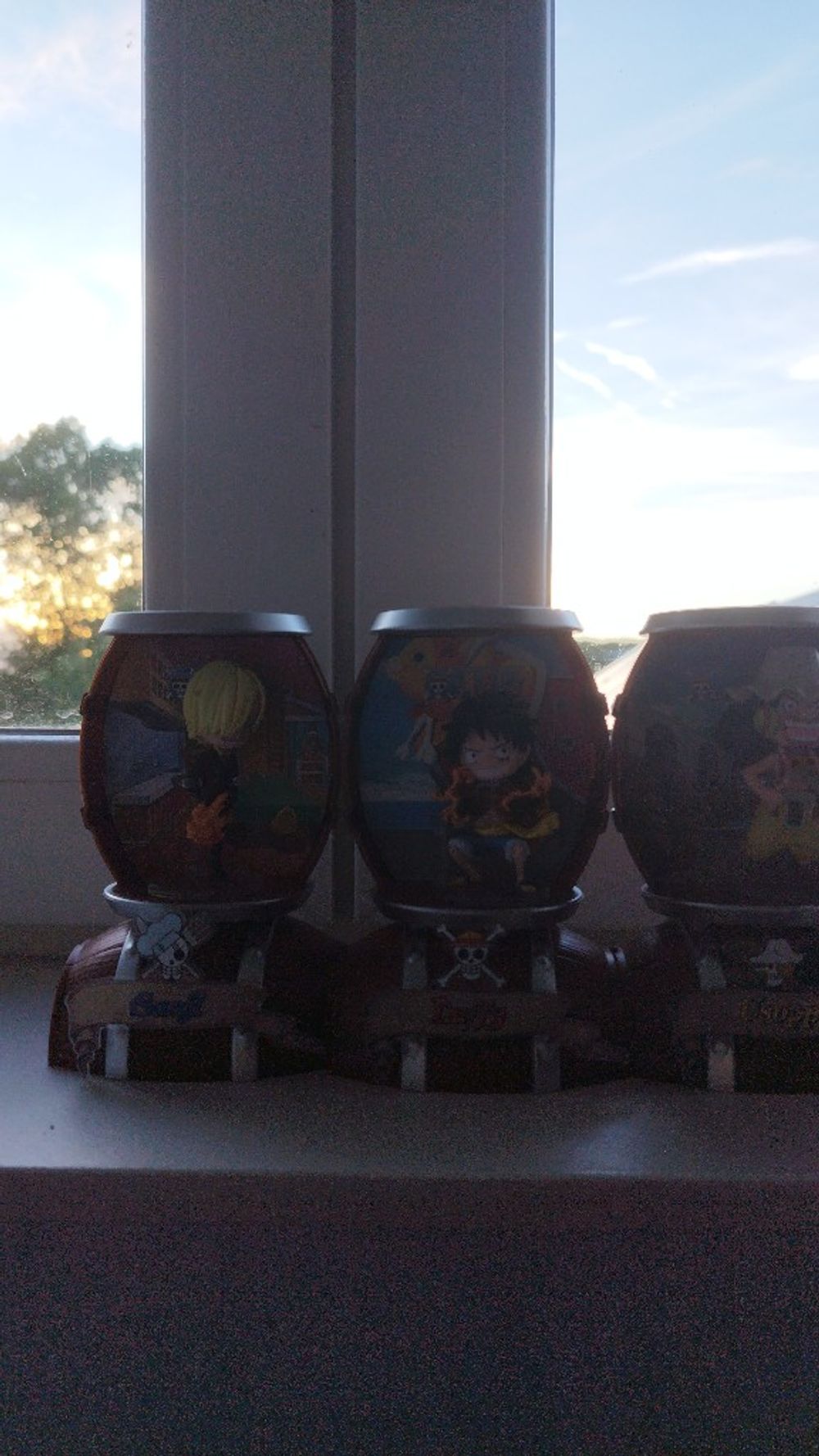 3 pots décoratifs One Piece