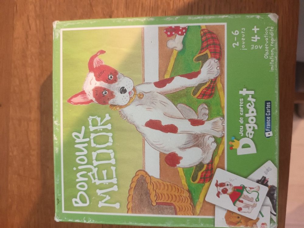 Bonjour Médor, jeu de cartes