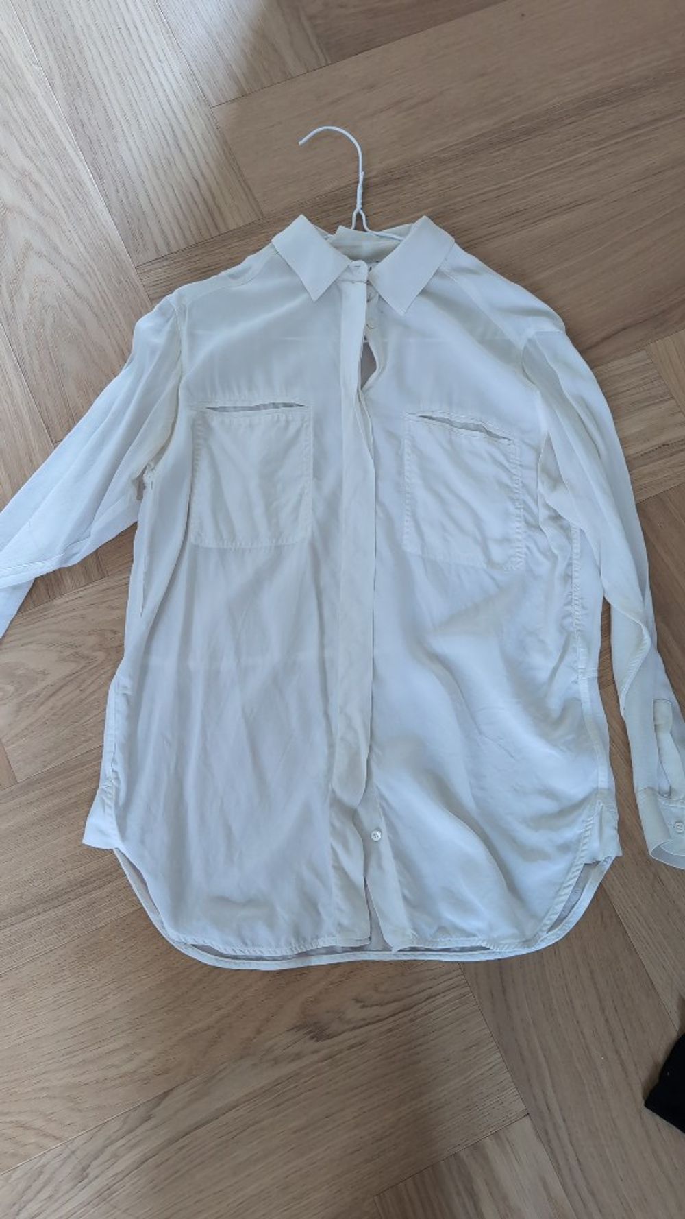 Chemise blanche taille S soie