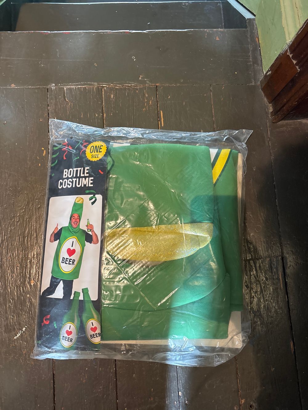 Costume bouteille bière taille M