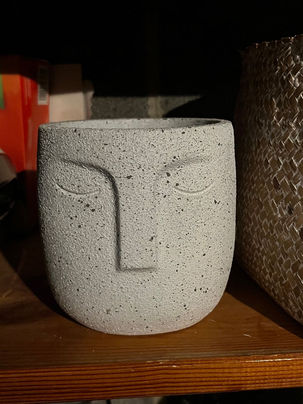 Pot décoratif visage
